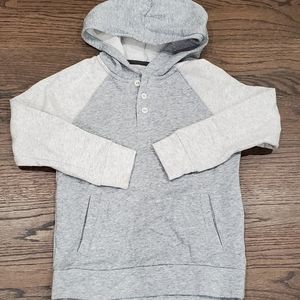 Boys 1/4 button up pull over hoodie size S